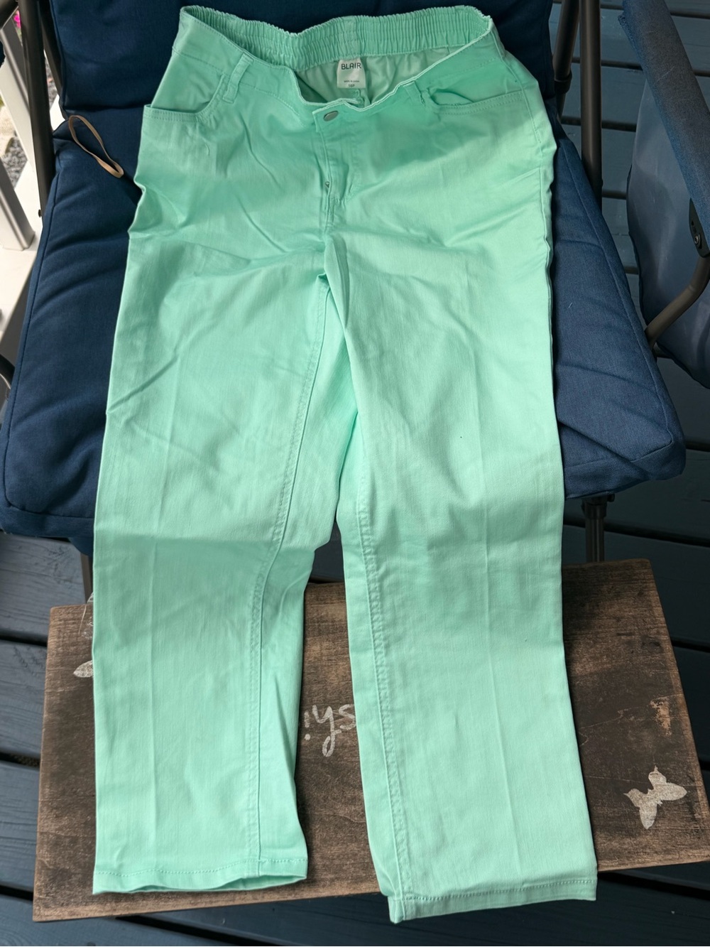 Blair Mint Green Pull-On Pants